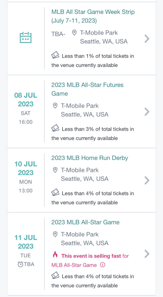 2023年【MLBオールスターゲーム】inシアトル｜開催日程とチケット取得 